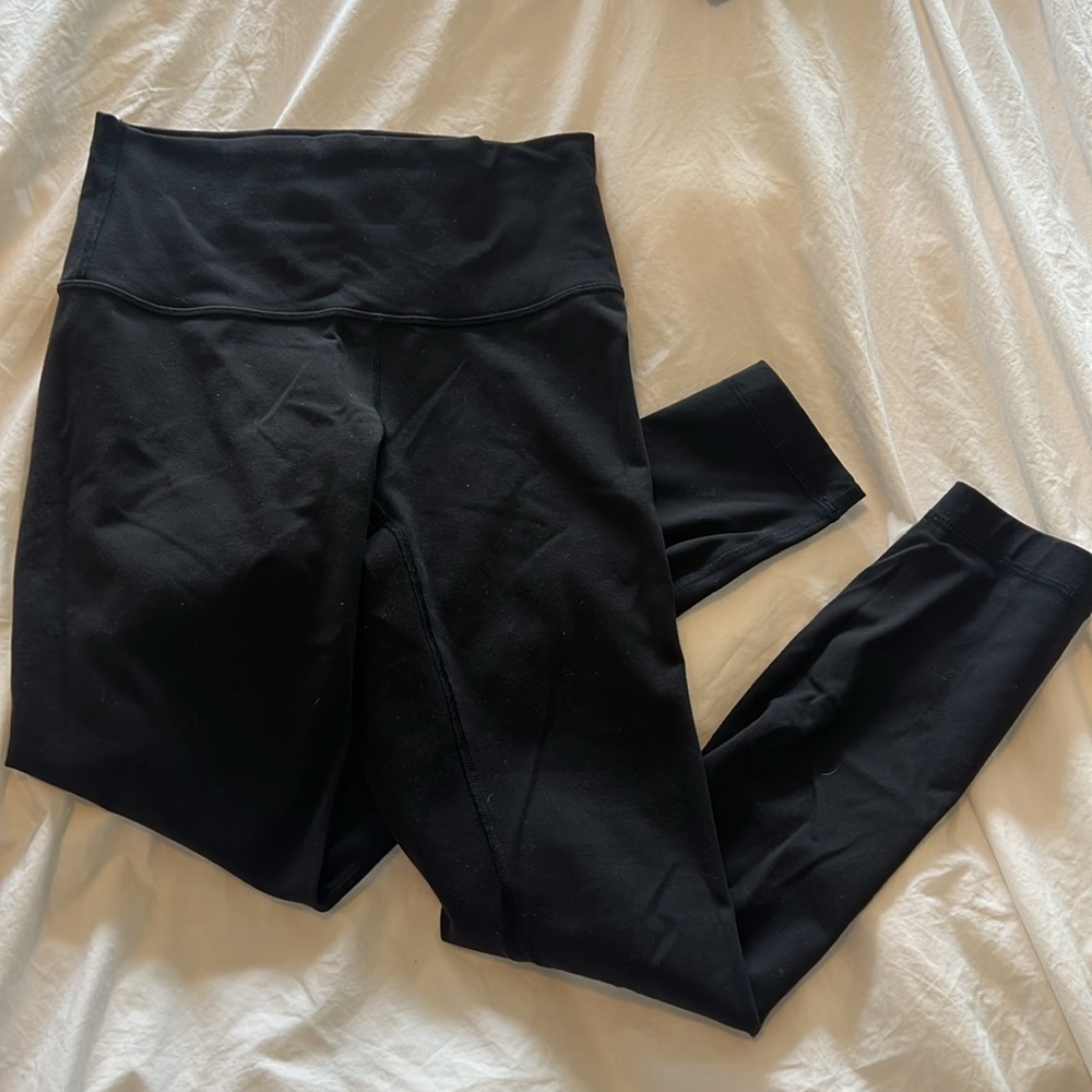 Lululemon black 25” high waisted leggings